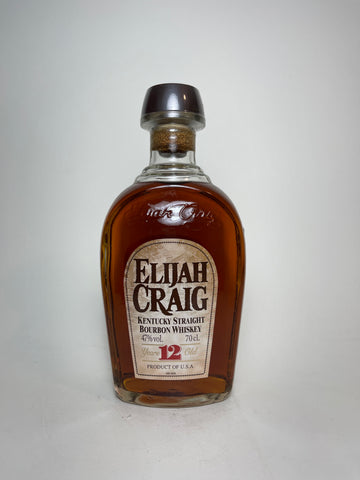 Elijah Craig 12 Year Old Kentucky Straight Bourbon Whiskey - Distilled 2004 / Bottled 2016 (47%, 70cl)