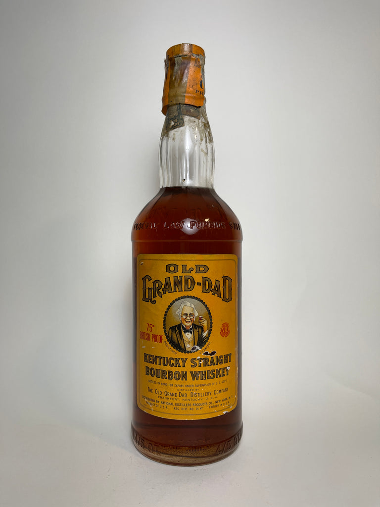 Old Grand-Dad Kentucky Straight Bourbon Whiskey - Bottled 1959 (43%, 75.7cl)