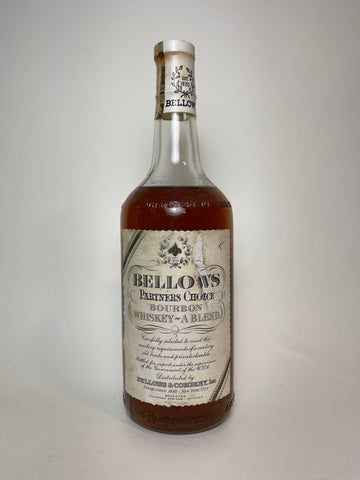 National Distillers' Bellow's Partners Choice Blended Bourbon Whiskey - late 1940s (43.4%, 75.7cl)