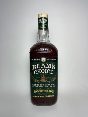James B. Beam's Beam's Choice 8YO Kentucky Straight Bourbon Whisky - Distilled 1970 / Bottled 1978 (40%, 75cl)