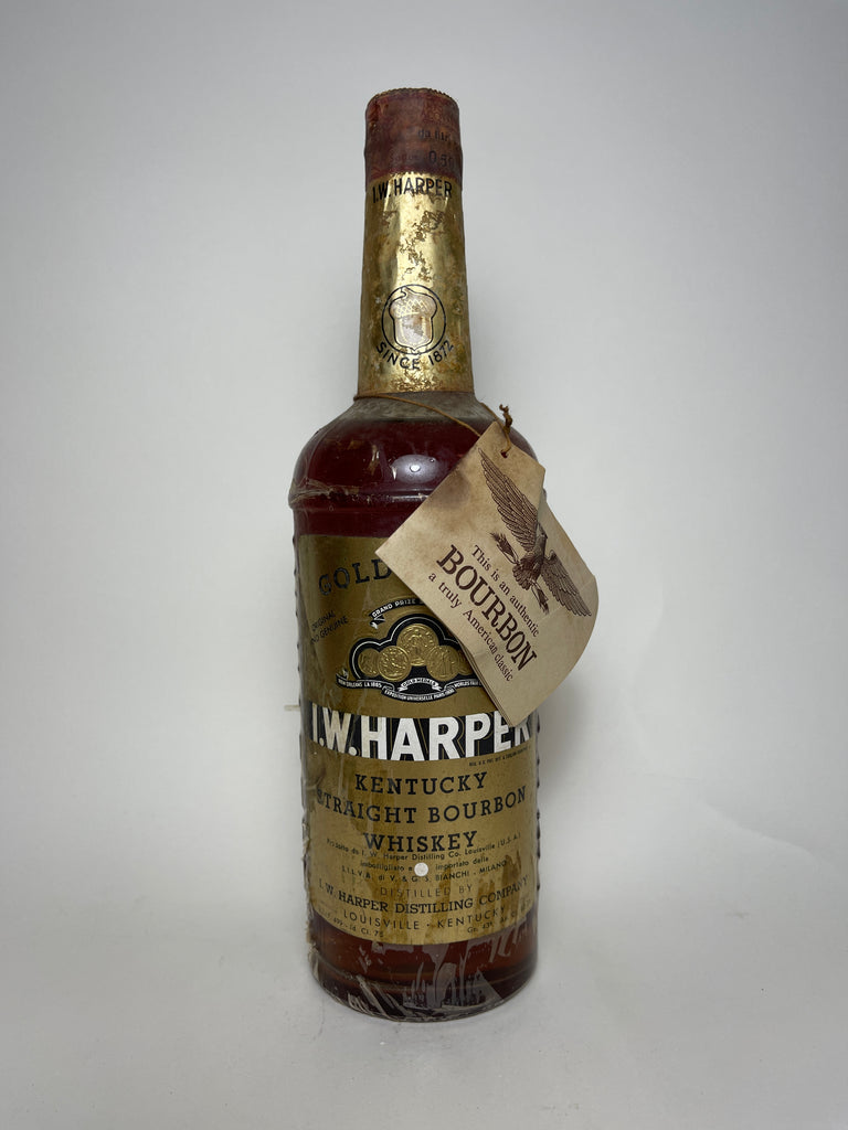 I.W. Harper Gold Medal Kentucky Straight Bourbon Whisky - 1950s (43%, 75.7cl)