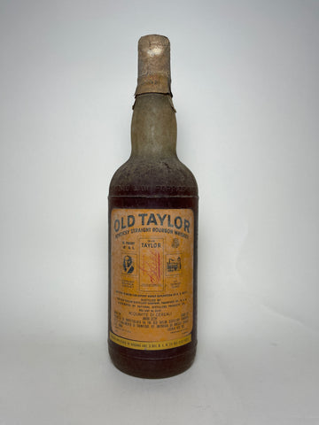 Old Taylor Kentucky Straight Bourbon Whiskey - Distilled 1953 / Bottled 1957 (43%, 75cl)