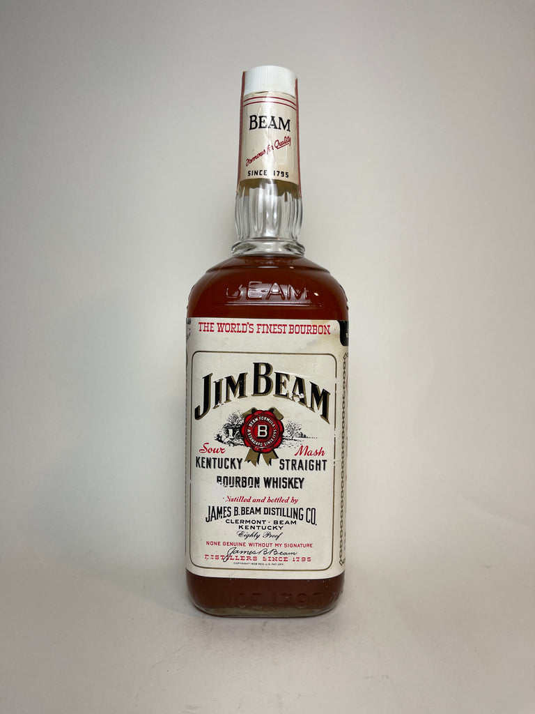 Jim Beam 4YO White Label Kentucky Straight Bourbon Whiskey - Distilled –  Old Spirits Company