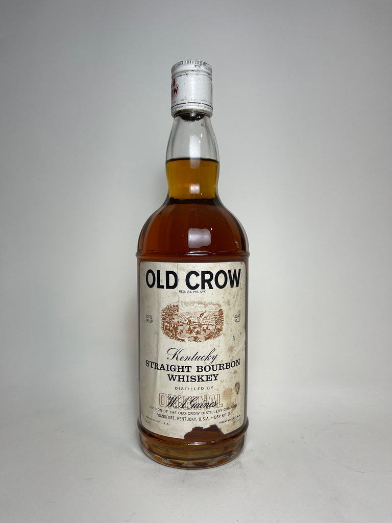 Old Crow Kentucky Straight Bourbon Whiskey - 1960s (41-42%, 70cl)