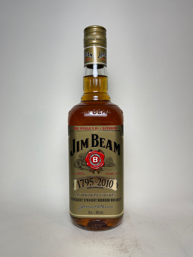 - – Kentucky 2010 Old Whisky Bourbon 70cl) Spirits Straight (40%, Beam Company Bottled Jim
