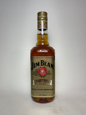 Jim Beam Kentucky Straight Bourbon Whisky - Bottled 2010 (40%, 70cl)