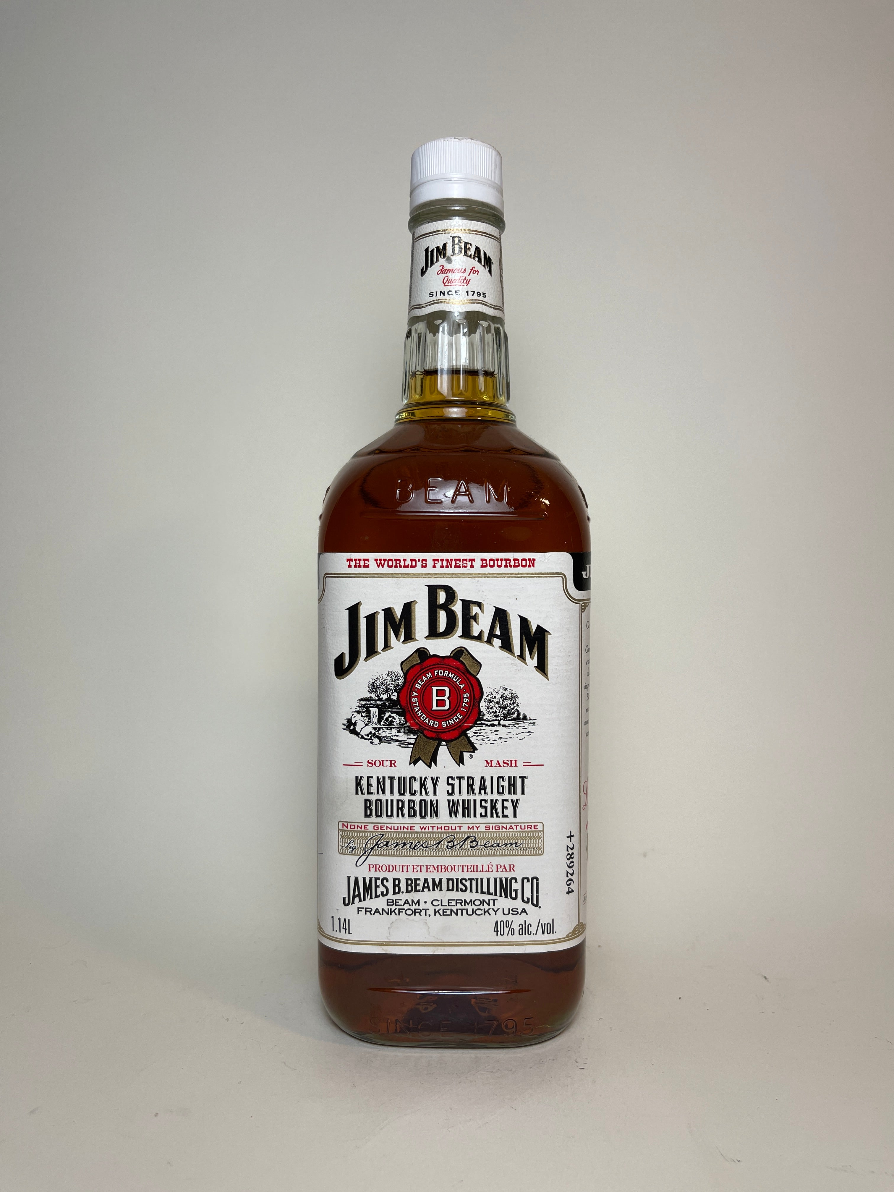 Jim Beam 4YO White Label Kentucky Straight Bourbon Whiskey
