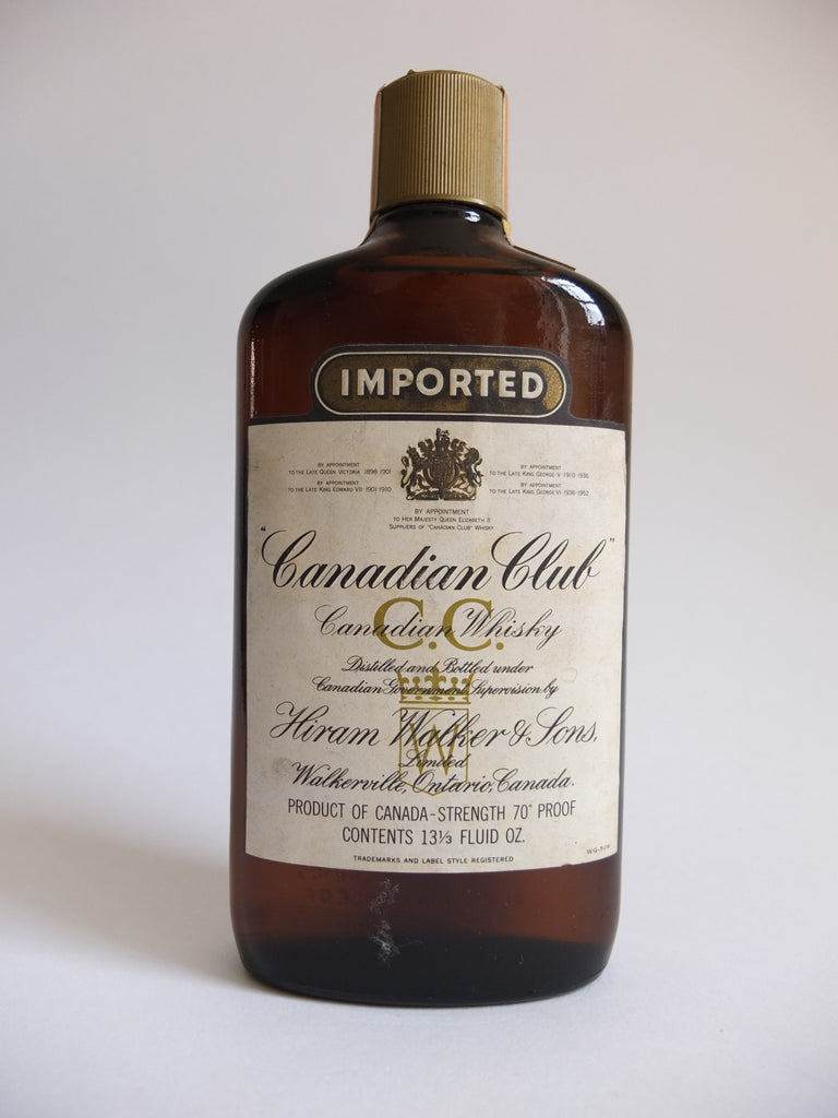 Canadian Club Blended Canadian Whisky - Distilled 1965 (40%, 37.5cl)