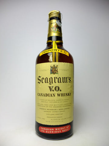 Seagram's V.O. Blended Canadian Whisky - 1947-49 (43%, 75cl)