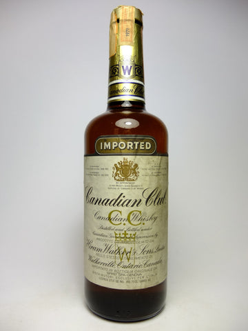 Canadian Club Blended Canadian Whisky - Distilled 1971 (40%, 75cl)