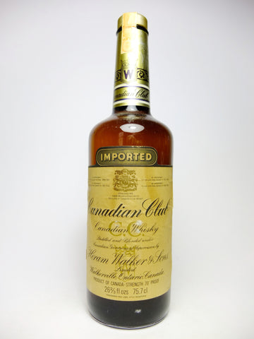 Canadian Club Blended Canadian Whisky - 1970s (40% 75.7cl)
