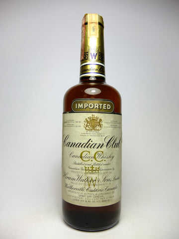 Canadian Club Blended Canadian Whisky - Distilled 1971 (40%, 75cl)