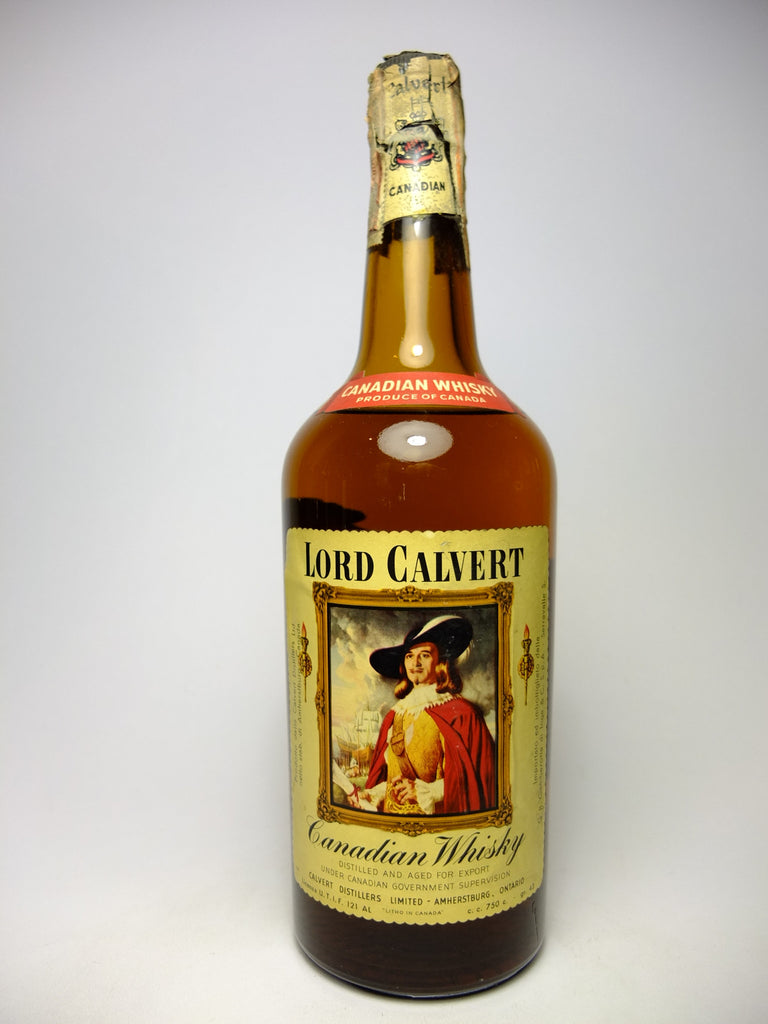 Lord Calvert Canadian Whisky - 1960s (43%, 75cl)