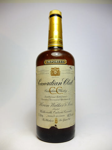 Canadian Club 6YO Blended Canadian Whisky - Distilled 1977, bottled 1983 (40%, 100cl)