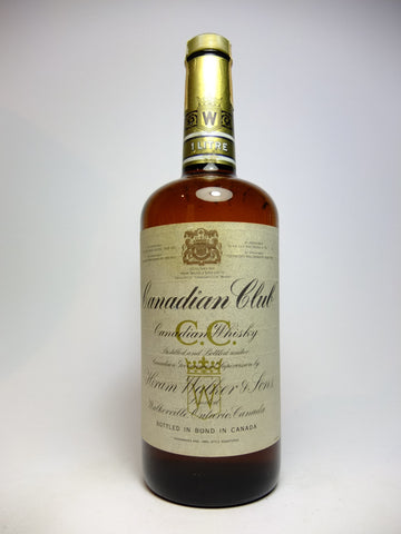Canadian Club Blended Canadian Whisky - Distilled 1975 (40%, 100cl)