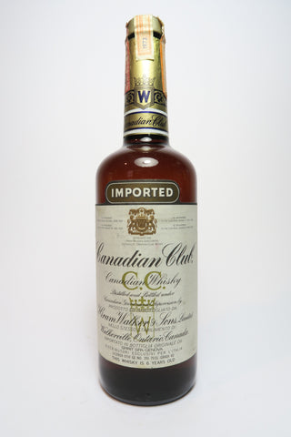 Canadian Club 6YO Blended Canadian Whisky - Distilled 1973 (40%, 75cl)