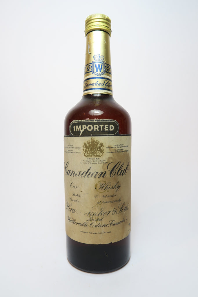 Canadian Club Blended Canadian Whisky - 1960s (40-43%, 75cl)