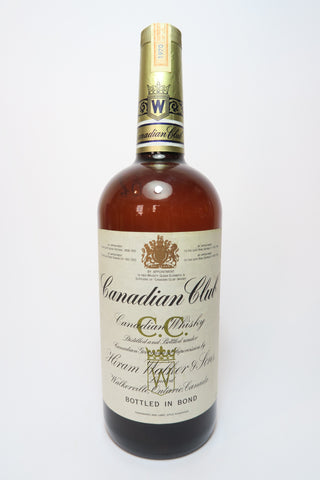 Canadian Club Blended Canadian Whisky - Distilled 1970 (ABV Not Stated, 113.6cl)