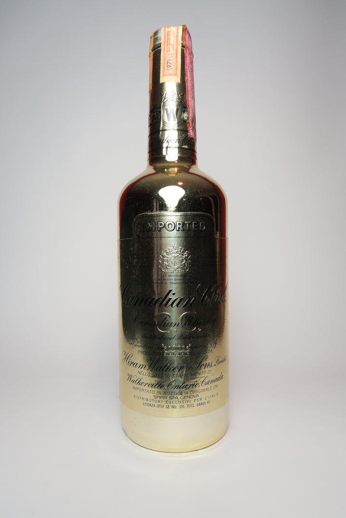 Canadian Club Blended Canadian Whiskey [NB: 1976 Summer Olympics in Montreal] - Distilled 1971 / Bottled 1976 (40%, 75cl)