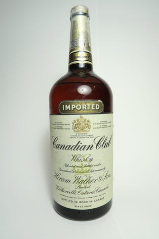 Canadian Club Blended Canadian Whisky - 1960s (45.2%, 112cl)