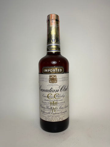 Canadian Club 6YO Blended Canadian Whisky - Distilled 1973	(40%, 75cl)