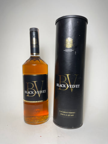 Gilbey's Black Velvet Blended Canadian Whisky - Distilled 1973 (ABV Not Stated, 94.6cl)