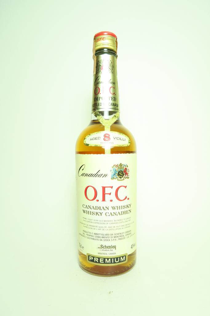 Schenley O.F.C. 8YO Canadian Blended Whisky - Distilled 1983 / Bottled 1991 (40%,	70cl)