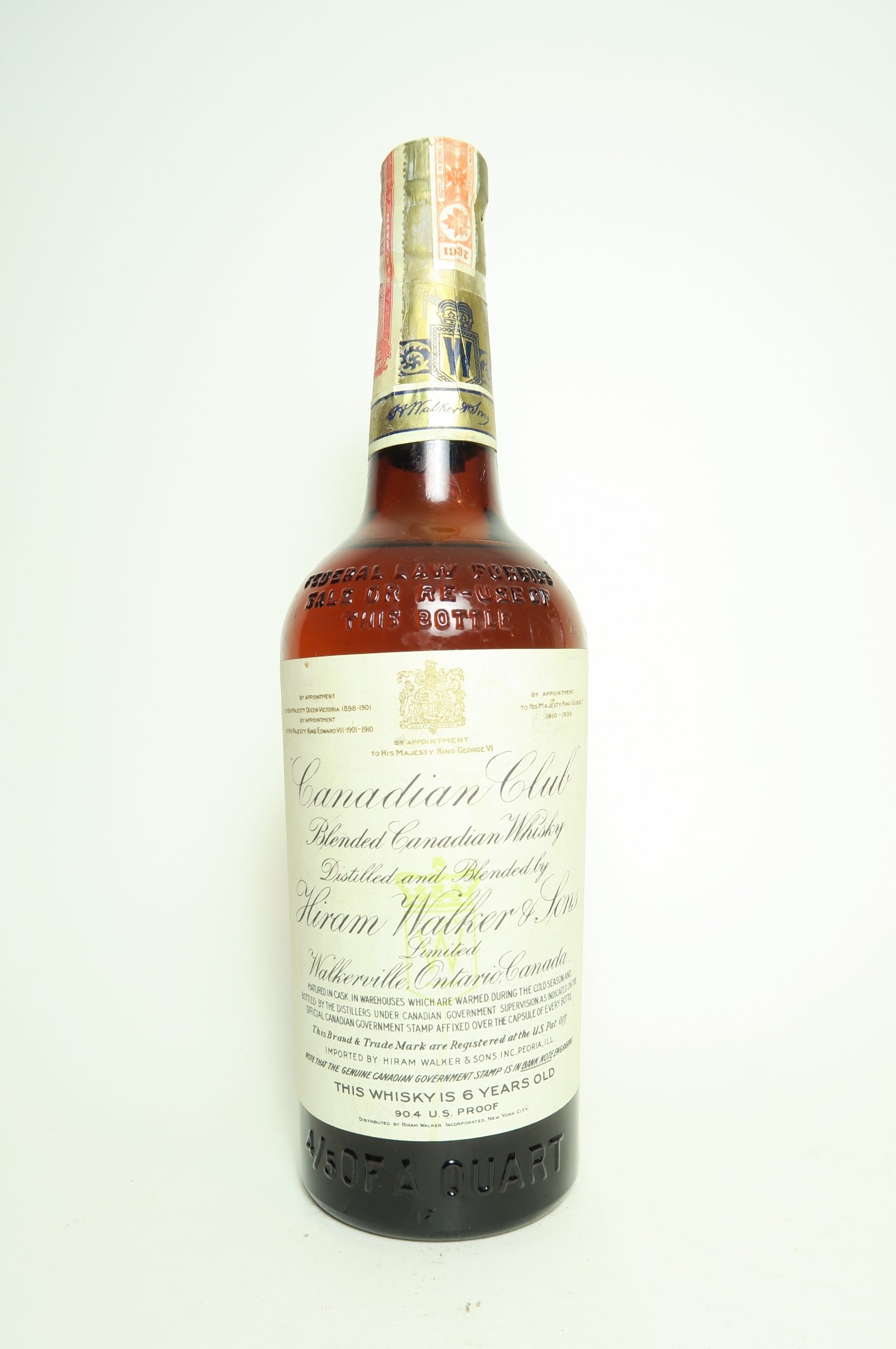 Canadian Club Blended Whisky 1750ml3本 Canadian Club Canadian Whisky - 1.75L Bottle : Target