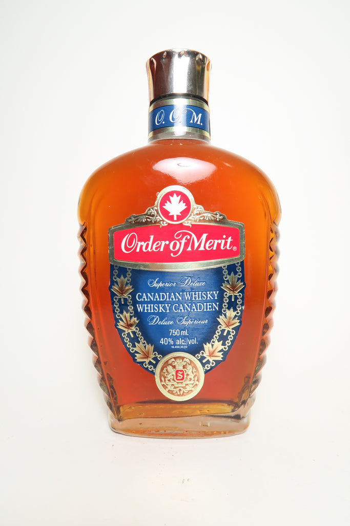 Schenley's Order of Merit 12+YO Blended Canadian Whisky - Distilled 1977 (40%, 75cl)