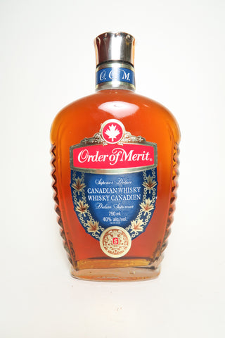 Schenley's Order of Merit 12+YO Blended Canadian Whisky - Distilled 1977 (40%, 75cl)
