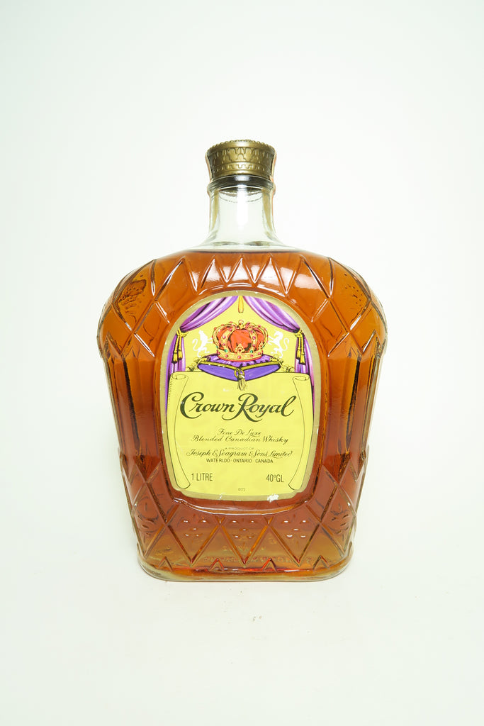 Seagram's Crown Royal Blended Canadian Whiskey - Distilled 1978, (40%, 100cl)