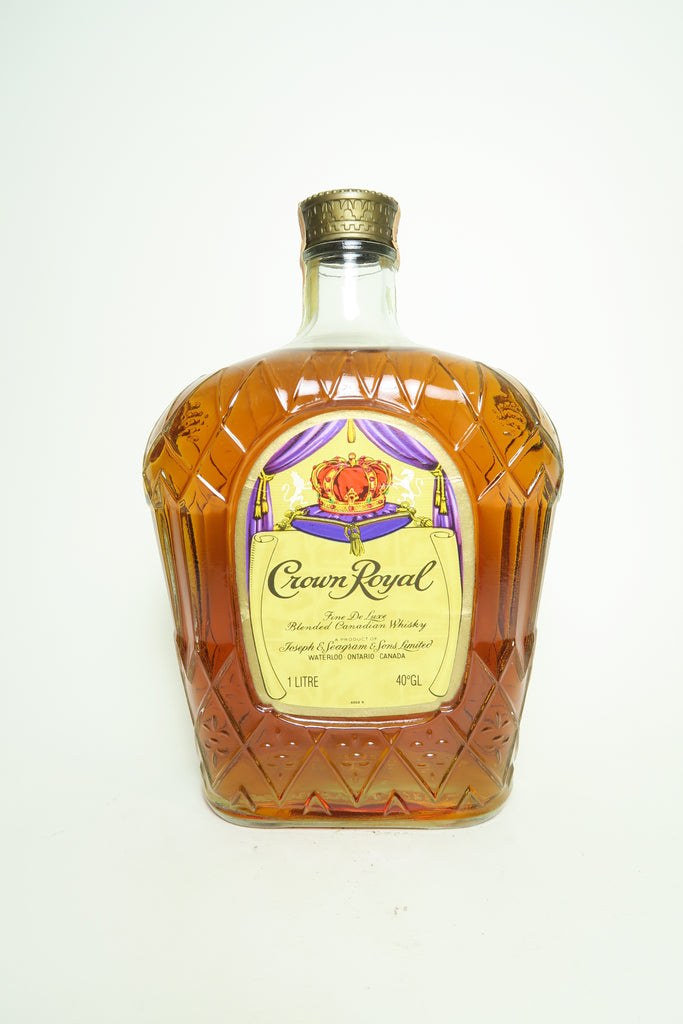 Seagram's Crown Royal Blended Canadian Whiskey - Distilled 1983, (40%, 100cl)