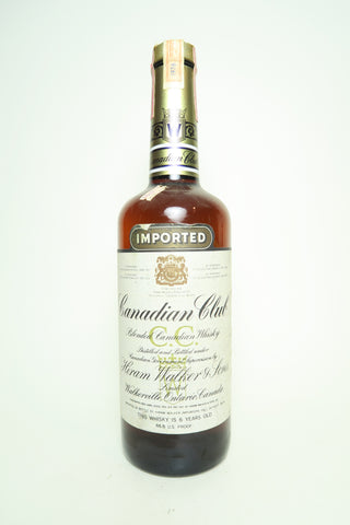 Canadian Club 6YO Blended Canadian Whiskey - Distilled 1976 / Bottled 1982 (43.4%, 75cl)