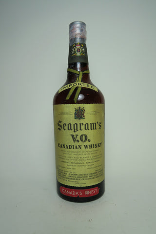 Seagram's V.O. 6YO Blended Canadian Whisky - late 1950s/early 1960s (43%, 75cl)