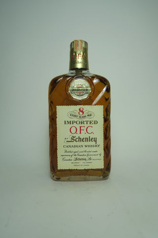 Schenley Imported O.F.C. 8YO Blended Canadian Whiskey - Distilled 1952 / Bottled 1960 (43.4%, 75.7cl)