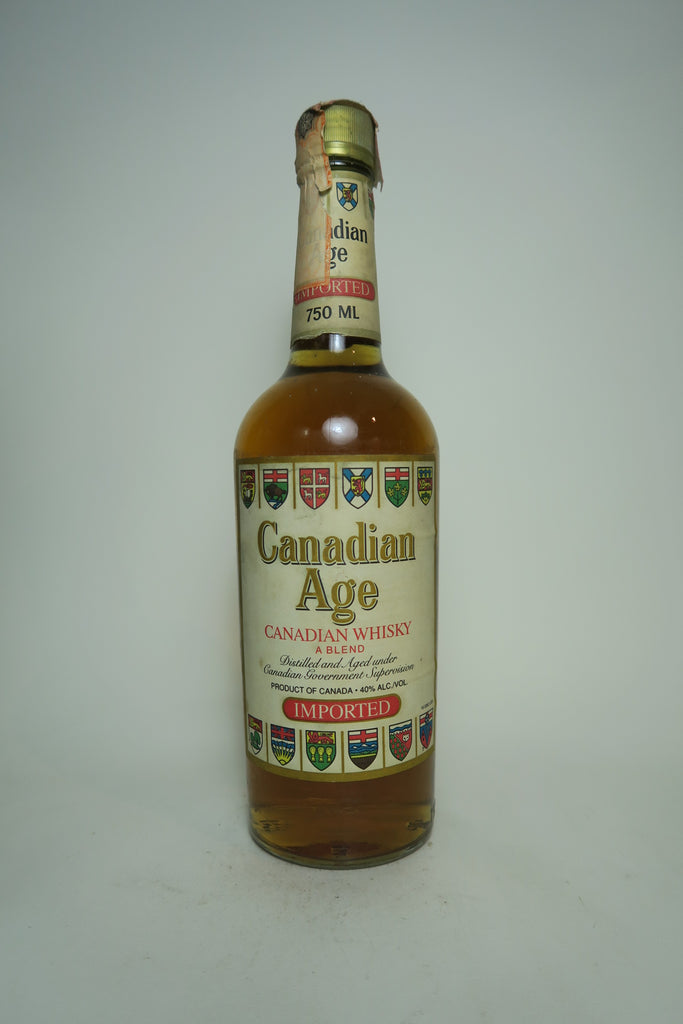 Canadian Age Blended Canadian Whisky - Bottled 1989 (40%, 75cl)