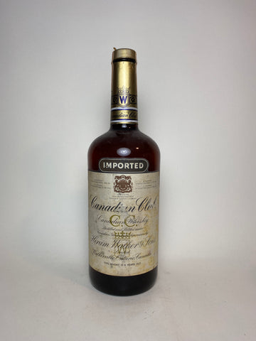 Canadian Club 6YO Blended Canadian Whisky - Distilled 1977 / Bottled 1983 (ABV Not Stated, 113.6cl)