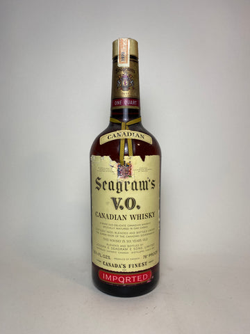 Seagram's V.O. 6YO Blended Canadian Whisky - Distilled 1970 / Bottled 1976 (43.4%, 100cl)