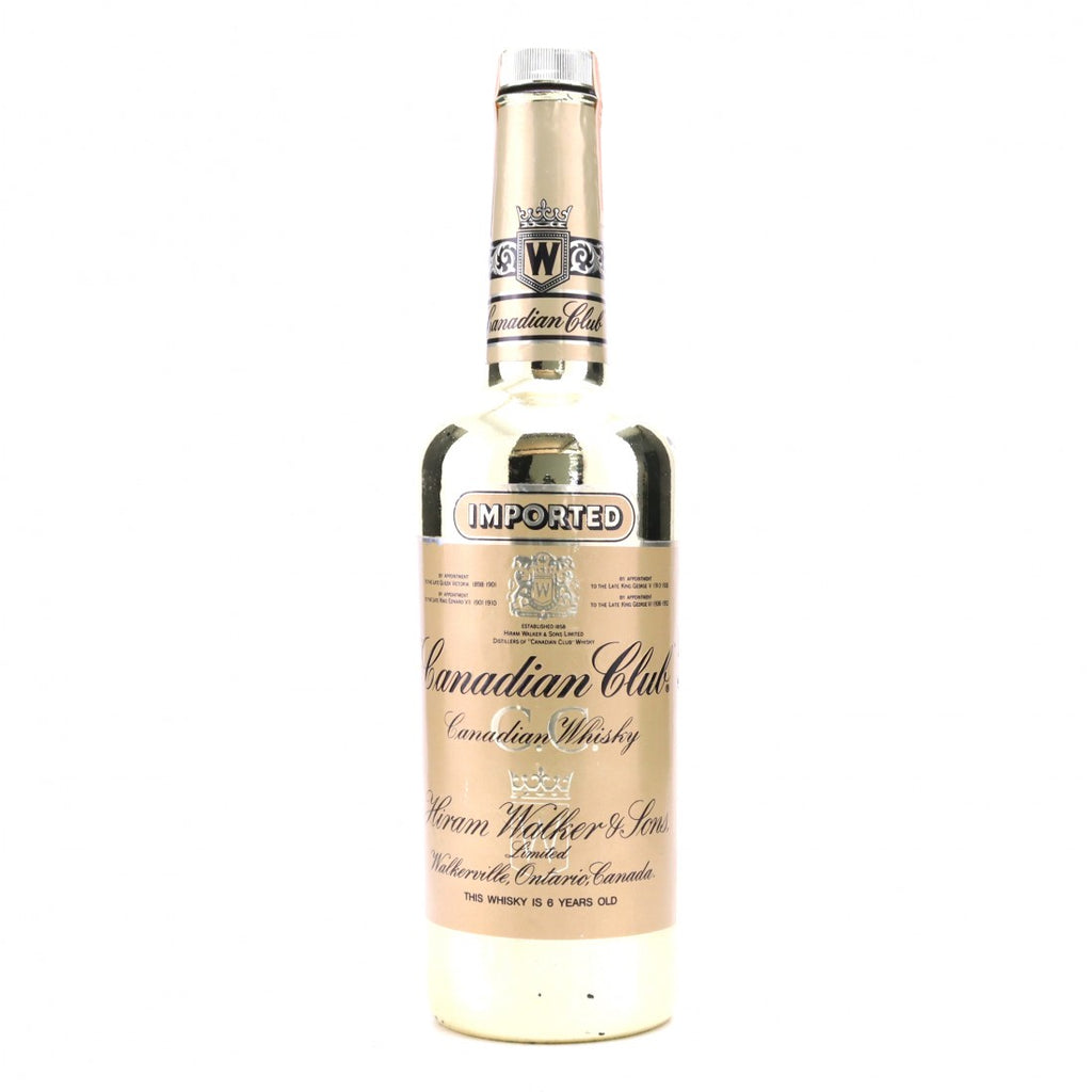 Canadian Club 6YO Blended Canadian Whisky Limited Edition Gold Bottle - Distilled 1981 / Bottled 1987 (43%, 75cl)