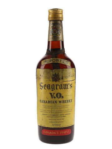 Seagram's V.O. Blended Canadian Whisky - late 1950s / early 1960s (43%, 75cl)