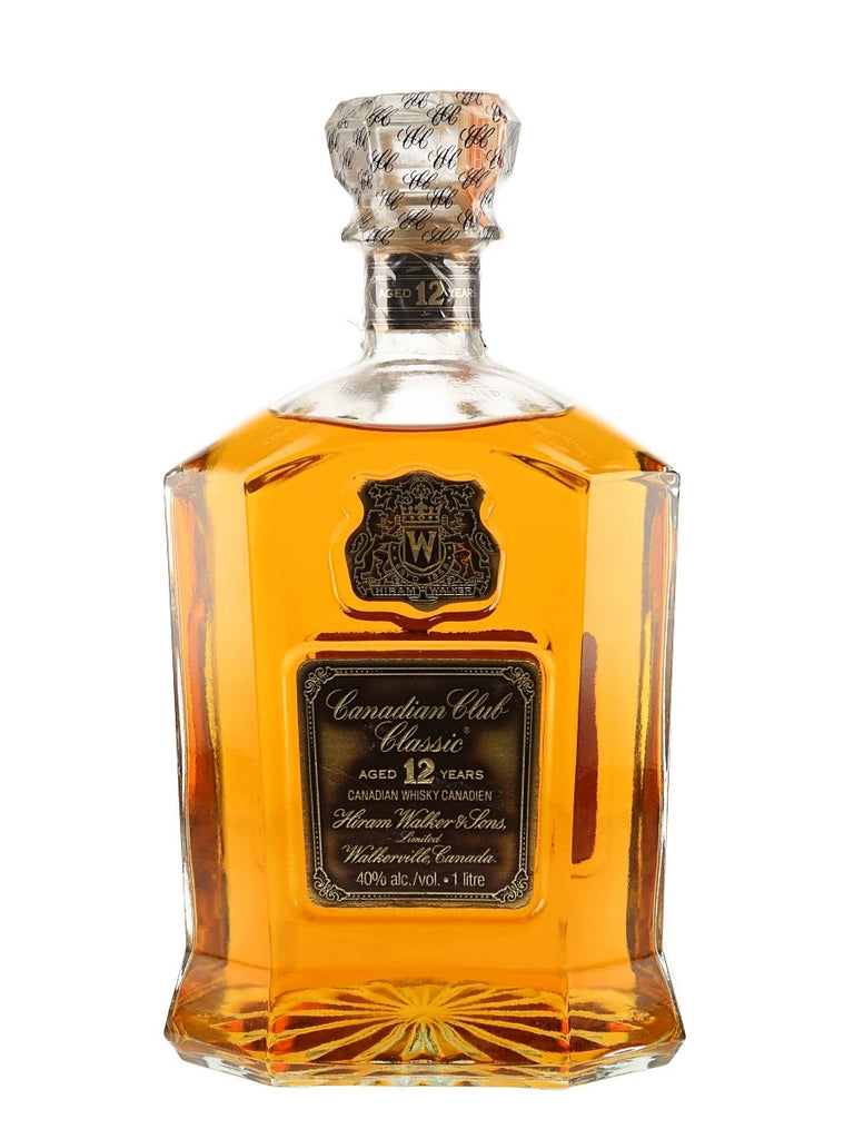 Canadian Club Classic 12YO Blended Canadian Whisky - Distilled 1979 / Bottled 1991 (40%, 100cl)