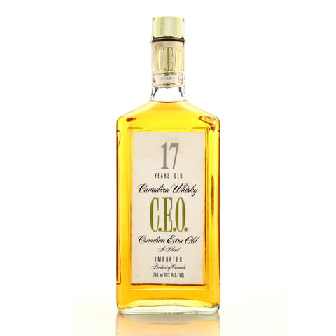 C.E.O. 17YO Blended Extra Old Canadian Whisky - Distilled late 1950s-early 1960s/Bottled 1970s (40%, 75cl)