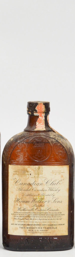 Hiram Walker's Canadian Club V.O. 6YO Blended Canadian Whisky - Distilled 1936 / Bottled 1942 (45.2%, 47.3cl)