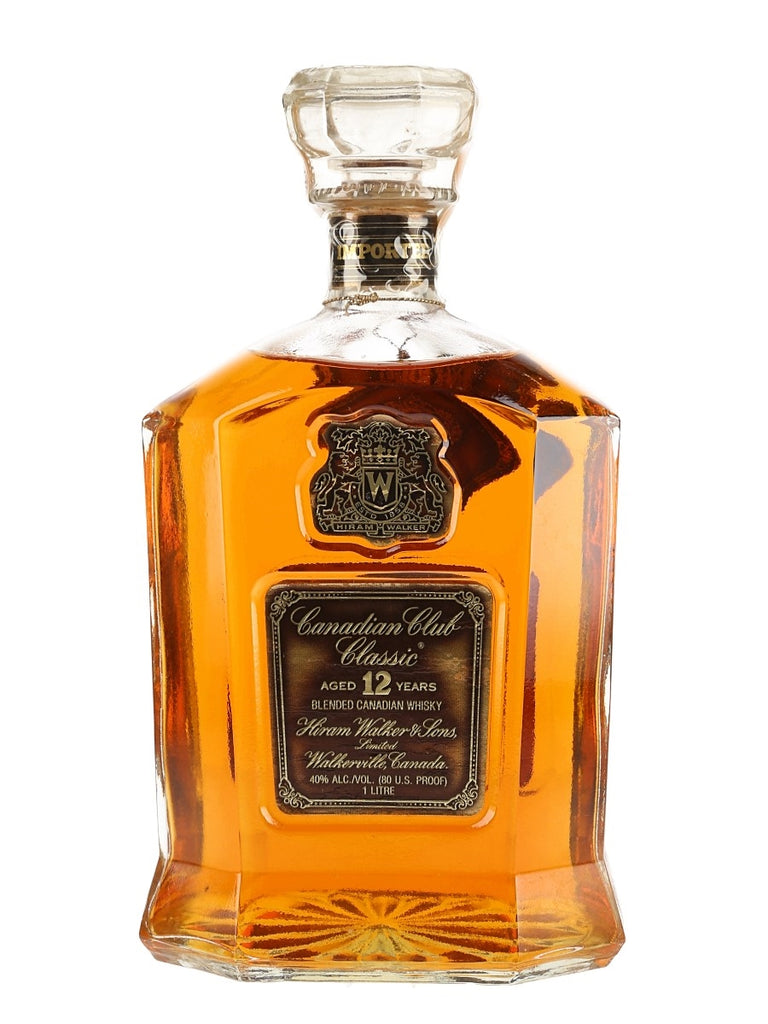 Old Blended Spirits Canadian Classic Whisky Distilled Club 12YO Canadian - Company / – 1976