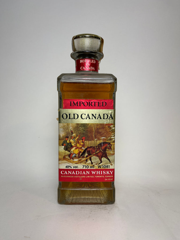 McGuinness Distillers' Ltd. Old Canada Blended Canadian Whisky - 1970s (40%, 71cl)