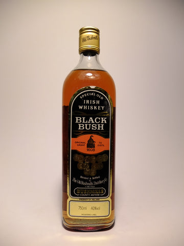 Bushmills Black Bush Irish Whisky - 1980s (40%, 75cl)