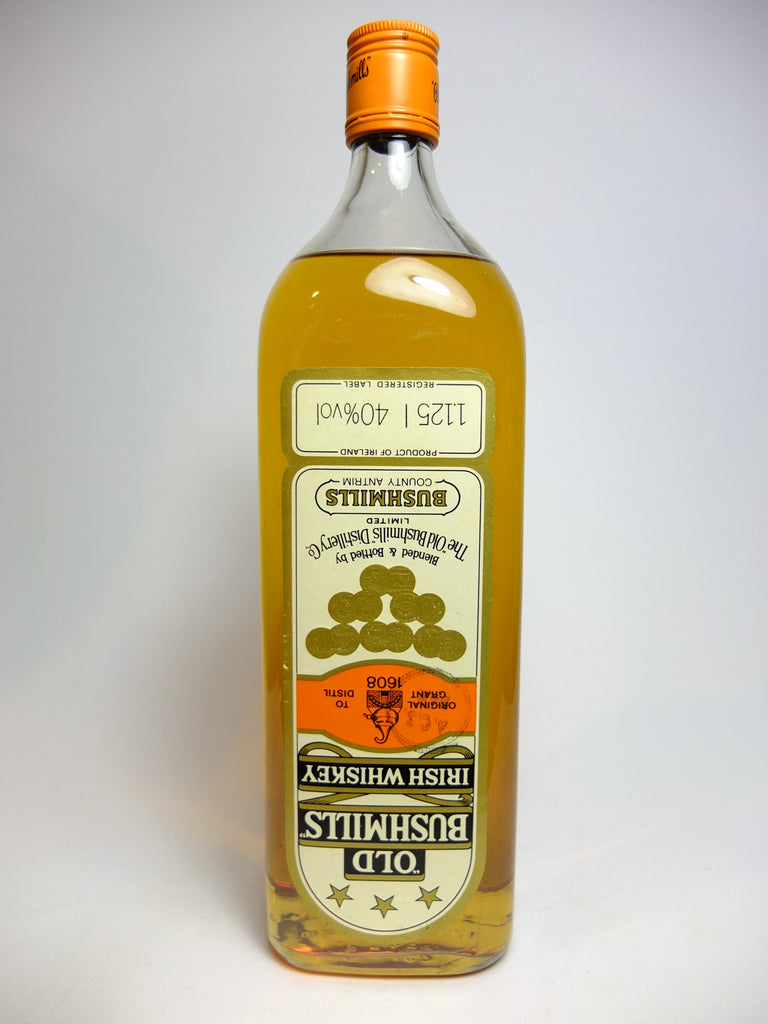 Old Bushmill's Irish Whiskey - 1970s (40%, 1.125cl)