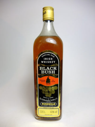 Bushmills Black Bush Irish Whiskey - 1980s (43%, 100cl)