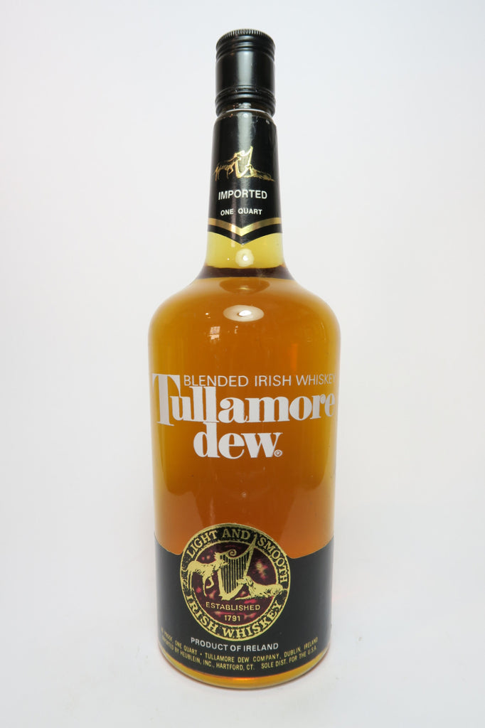 Tullamore Dew Blended Irish Whiskey - 1970s (40%, 94.6cl)