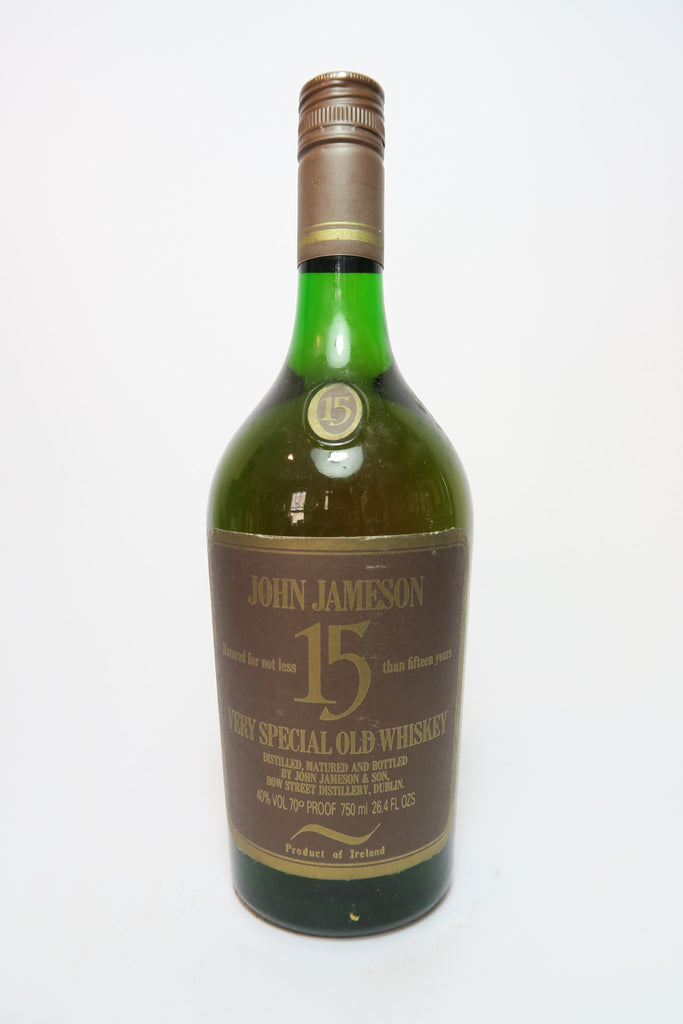 John Jameson's 15YO Blended Irish Whiskey -1970s (40%, 75cl)